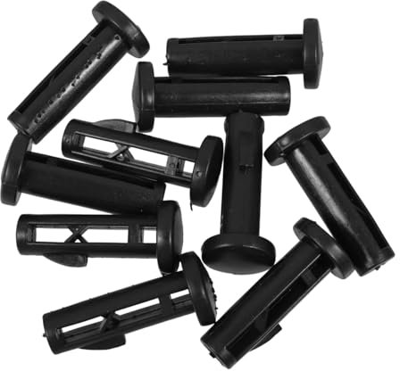 10 PCS Wheelie Bin Lid Hinges, Outdoor Trash Can Lid Lock Replacement, Heavy-Duty Plastic Hinge Pin for Wheeled Garbage Bins, Easy Installation, Suitable for Recycling Bins