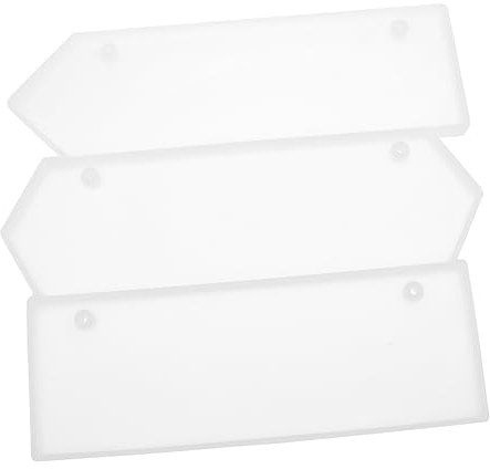 LALAFINA Door Plate Soap Labels Stickers Ice Ice Cube Hanger Tags Door Hanger Letter Stop Sign Fondant DIY Crafts Emblems DIY Craft