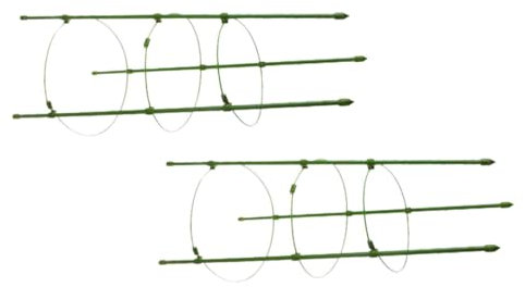 Milisten 2sätze Stützgitter Für Tomatenpflanzen Garten Pflanzenkäfige Gartentomatenkäfig Tomatenstäbe Gemüsegitter Rostfrei Langlebig Wiederverwendbar Wetterbeständig