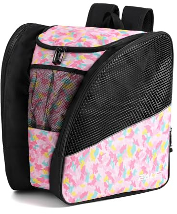EALER SBH202 Schlittschuhtasche, Schlittschuh-Rucksack, Rollschuhe, Skischuhtasche, EIS- & Inline-Skate-Tasche – Große Kapazität, wasserdichte Schutzausrüstung