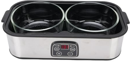 Jiawu Yaourtière électrique grande capacité 2 L avec contrôle de la température et minuterie intelligente, machine à yaourt grec automatique multifonction, yaourt maison facile à (Plug UE 220V)