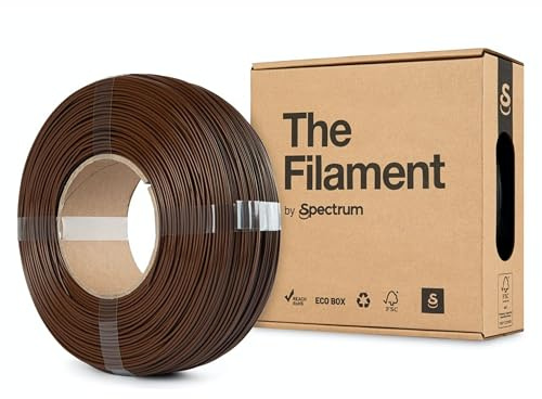 The Filament - Filament ReFill PLA 1.75mm, BISON BROWN, 1kg Spule, 3D Drucker Druckmaterialien, 3D Printer Printing Materials