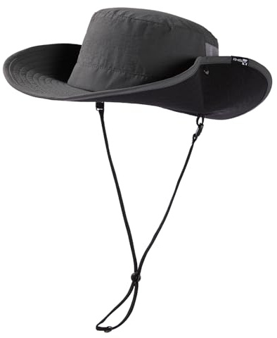 TOP-EX UPF 50 Fischerhut Unisex, wasserdichter Sonnenhut für große Köpfe | UPF 50 Sonnenschutz, luftige Mesh-Einsätze, für Wandern Angeln Reisen, atmungsaktiver komfortabel, großzügige Schattenkrempe