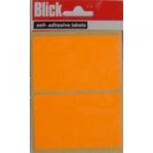 Blick RS01085 50mm x 80mm Fluo Label Bag