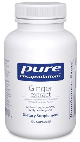 Pure Encapsulations Ginger Extract | Supplement to Support the Digestive, Musculoskeletal, and Cardiovascular Systems* | 120 Capsules