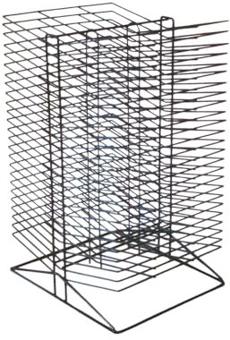 Sax 216782 Tischgestell aus Stahldraht, doppelseitig, 43 x 51 x 76 cm, Schwarz