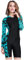 Damen Schwimmanzug Lang UV-Anzug UPF>50 Schutzkleidung Sunsuit Ganzk?rperansicht Badeanzug, blau-1 , S - Blau-1 - S