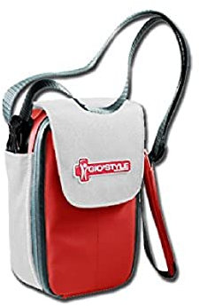 GIMA Medi Pocket, Borsa Termica e Compatta, per Insulina e Medicinali Termolabili, Colore Rosso e Bianco, Cuscino in Gel Incluso