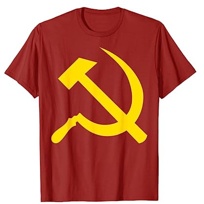 Sozialismus T-Shirt Kommunist Geschenke Hammer und Sichel