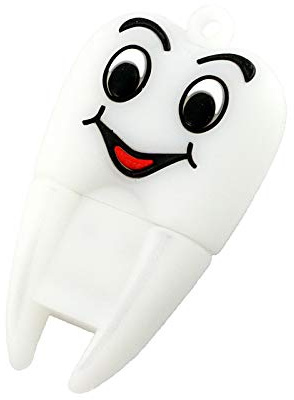H-Customs Zahn mit Gesicht Zahnarzt USB Stick 32 GB USB 2.0