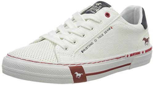 Mustang 1353-301 Mujer Zapatillas, Marfil (Ice 203), 37 EU