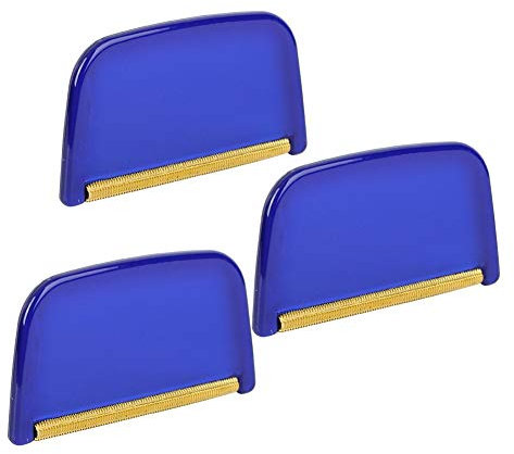 3Pcs Sweater Cashmere Comb Plastic Wool Comb Fuzz Fabric Remover pelusa Manual Portable Tool Brush Tool(Embalaje de la tarjeta de la ampolla)