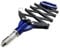 Toolzone 32 Lazy Tong Riveter Gun, 3 Nozzles (Up to 6.4mm)