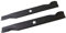 SECURA Messerset 2 Messer kompatibel mit Cooper Yard Pro Taga 92cm Rasentraktor 532127841 532138496 532126338