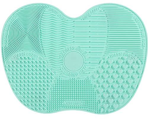 Silikon-Schminkpinsel-Reinigungsmatte (Mint)