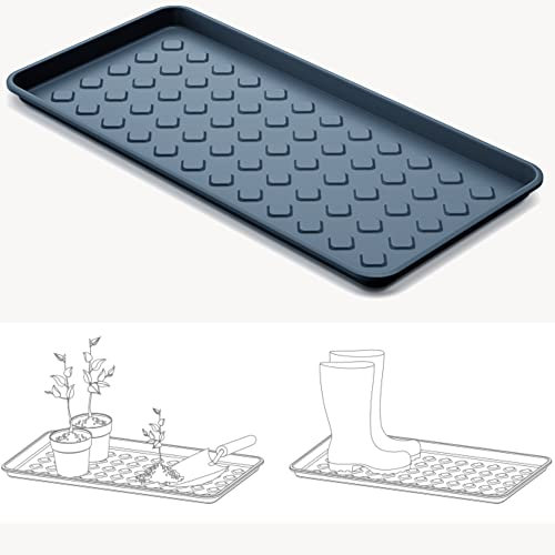 botle Schuhablage aus Kunststoff Schuhabtropfschale erhöhtem Rand, Abtropfschale 71,6 x 34,8 x 33 mm