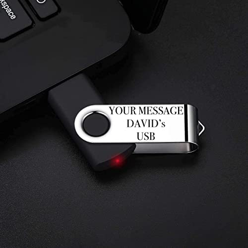 Limited Edition - Deep Laser Engraved Personalised 8GB Flash Drive USB Stick Pen Drive USB 2.0 for Birthdays, Anniversaries, Weddings and Valentines