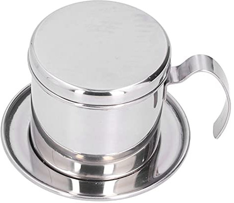 Große vietnamesische Kaffeemaschine , traditionelle vietnamesische Kaffeemaschine Topf vietnamesischer Kaffeefilter wiederverwendbar für alle Arten von gemahlenem Kaffee