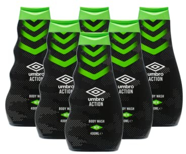 Umbro Bodywash Action 400ml - Pack of 6