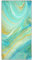 Violetpos Schnell Trocknende und Leichte Strand Handtücher Strandtuch groß 90x180 cm Schnelltrocknendes Mikrofaser Bedrucktes mit Ruhiges Meer Blauer Marmor