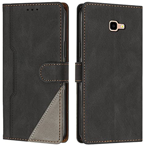 Radoo Kompatibel mit Samsung Galaxy A5 2017 / A520 Hülle, PU Leder Handyhülle [Stand Feature] [Kartenfachr] [Magnetic Closure Snap] Schutzhülle Klappbar Flip Cover für Samsung A5 2017 / A520 (Schwarz)