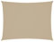 HIGSOSE Voile d'ombrage en Tissu Oxford Rectangulaire 3x6 m Beige Toile Ombrage Jardin Imperméable Résistant aux UV Parasol de Terrasse Plein Air Aire de Jeux Parasol de Patio Balcon