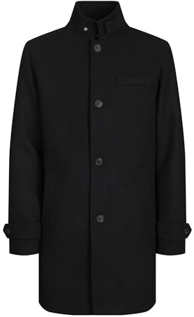 JACK & JONES Male Mantel Mantel | Regular Fit, Einfarbig, Langarm, Lang, Casual, Nicht waschen