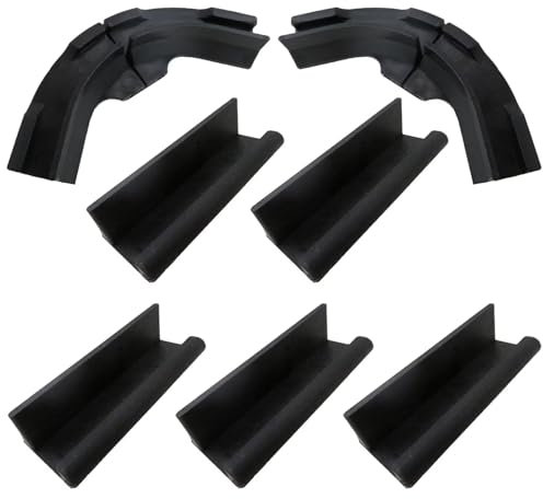 XSPANDER Befestigungsclips-Halter-Set, kompatibel mit Philips Hue Play Gradient Lightstrip, Schwarz, PETG, TV Montage