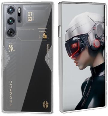Futanwei Schutzhülle für ZTE Nubia Red Magic 9 Pro, Rot Magic 9 Pro+ Plus, Ganzkörper-Schutzhülle, stoßdämpfende Ecken, kratzfest, Falltest in Militärqualität, matt