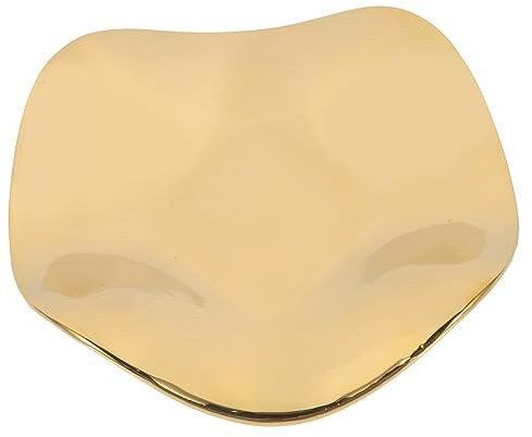 Cabilock accessoire photo photographie accessoire porte-bijoux assiette à biscuits décor d'or présentoir à bijoux plateau à bagues pour bijoux clé décorer céramique récipient