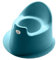 Rotho Babydesign TOP Kindertopf - recycelt - Töpfchen für Kinder - Kindertöpfchen Baby-Töpfchen - Toilettensitz - Kindertoilette - türkis
