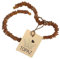 TOPAZ® Bernsteinkette Länge 40 cm Hund