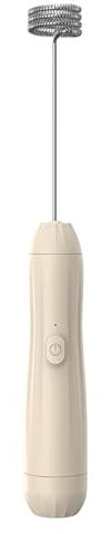 Montalatte Elettrico, Montalatte Portatile, Macchina per Schiuma di caffè, Frusta Elettrica, Frullatore per Bevande, Sbattitore per Uova, Panna, Bastoncino per Sbattere, per