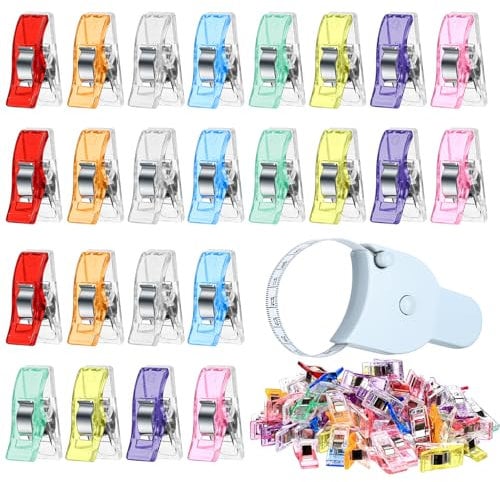 80 Pièces Pinces à Coudre, Pince à Coudre, Pince Couture Clips Couture Accessoires, Pince Couture Tissu Multifonctionnelles, Pince Couler Clip, Pinces de Bricolage pour Couture Fixation de Tissu