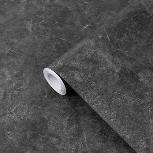 Fantasnight Klebefolie Möbel Grau 90 x 500cm Betonoptik Möbelfolie Selbstklebende Folie Matt Folie für Möbel Küche Wasserdicht Tapete