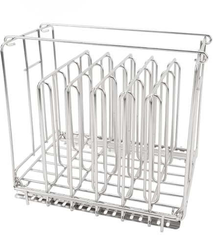 Grille à Vapeur et à Rôtir, Grille de Séparation pour Mijoteuse en Acier Inoxydable de Grande capacité pour Circulateurs de Cuisson à Basse Température, avec Conception Pliante,