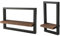 Catoco Wandregale Wandmontierte schwebende Regale 2-Stück wandregal holzHandgearbeitet Handgearbeitet Dekorative Lagerung Regal Display Organizing Regal für Wohnzimmer, Schlafzimmer, Küche