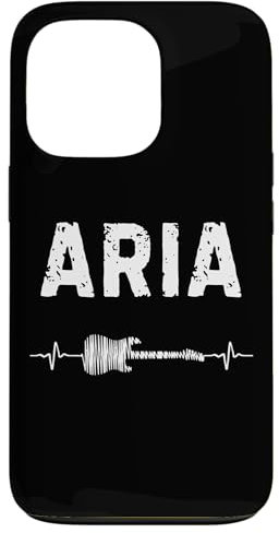 Hülle für iPhone 13 Pro Aria Gitarre Herzschlag Gitarrist Retro Vintage