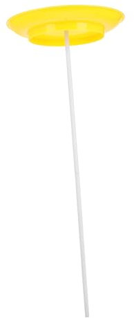 ERINGOGO Ensemble De Jonglage Assiette Tournante Jaune avec Baguette – Accessoire De Jonglerie pour Débutants Et Experts – Léger Et Multifonctionnel – Spectacles, Festivals Et Fêtes