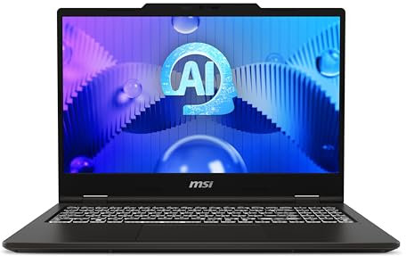 MSI VenturePro 15 AI A1UDXG-011IT, Notebook, 15.6 FHD 144Hz, Intel Core Ultra 7 155H, Nvidia RTX 3050 6GB GDDR6, 16GB DDR5, 1TB PCIe4, WiFi6E, Win 11 Home, [Layout e Garanzia ITA]