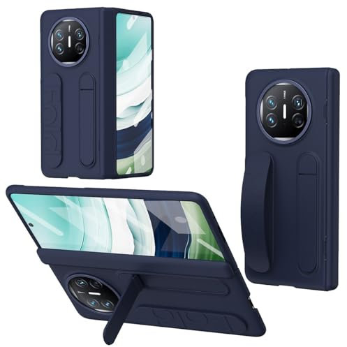 Étui à rabat pour smartphone Compatible avec OnePlus Open Case avec support protecteur d'écran intégré, charnière de protection intégrale antichoc, coque de protection Compatible with téléphone compat