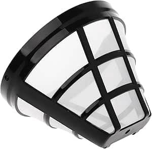 Black Coffee Filter,Universal Permanent Coffee Filters,Reusable Coffee Mesh Basket Cup,for Over Coffee Filter,Washable Household Coffee Mesh Basket Cup,Reusable Filters,Coffee Machine Parts