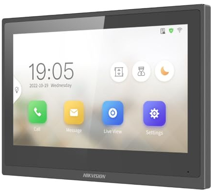 Hikvision Monitor per VideoCitofono 7'' TFT Touch - DS-KH6351-WTE1(O-STD)