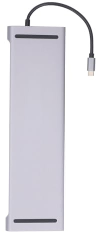 USB C HUB 11 in 1 Multiport Adapter, Type C Docking Station with PD Charging, 4K HD Multimedia Interface, 1080P, RJ45 Ethernet, 5Gbps USB30., Card Reader for Laptop Pro Air