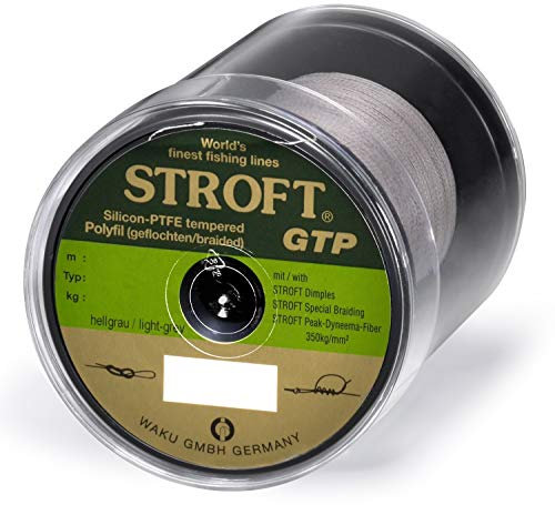 Schnur STROFT GTP Typ R Geflochtene 500m hellgrau, R7-0.300mm-18kg