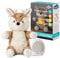 Cloud b Sound Machine with White Noise Soothing Sounds | Cuddly Stuffed Animal & Nomadic Nightlight | Record Parent Voice | Adjustable Settings and Auto-Shutoff | LoveLight™ Buddies - Finley Fawn™
