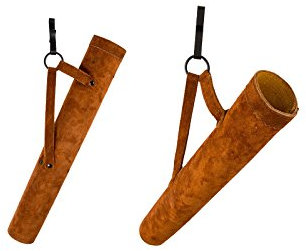 Buck Trail Röhrenköcher Velourleder braun PKO-BU-70156