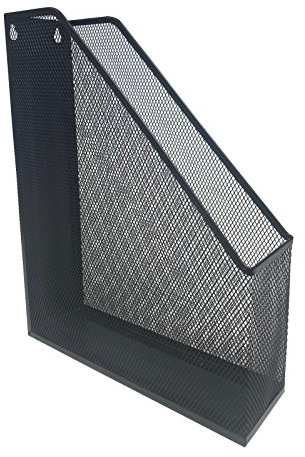 KOMIRO Black Metal Mesh Magazine File Office Home Documents school Desk ShelvesOrganiser Folder A4 Rack