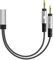 Geekria Headset Y Splitter Adapter Cord, Jack Adapter, Cable Adapter for PC Computer, Notebook and Old Version Laptop with Separate Microphone and Audio Jack(2 x 3.5MM-Male to 1 x 3.5MM-Female)