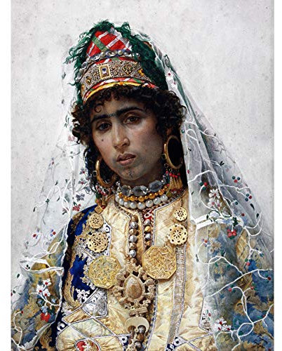 Tapiro Berbère, Peinture de Portrait, Grand Imprimé, Tableau de Décoration Murale